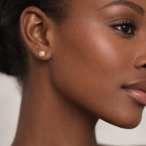 Xuping gold pin earrings