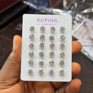 Xuping G crystal earrings