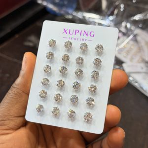 Xuping silver crystal earrings