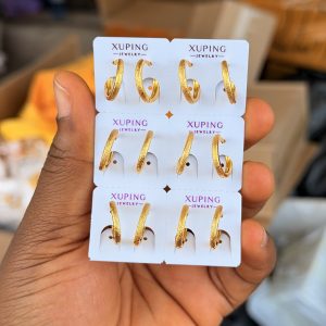 Xuping small circle earrings