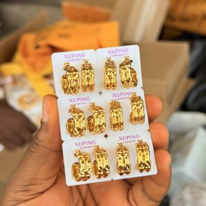 Xuping gold circle  earrings