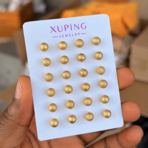 Xuping big dots shiny earrings