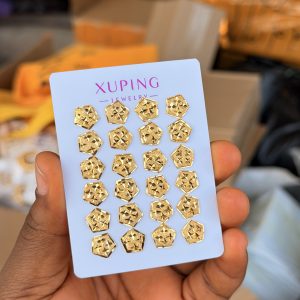 Xuping gold cut earrings
