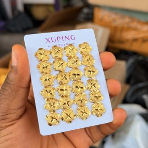 Xuping sunflower slash earrings (1pcs)