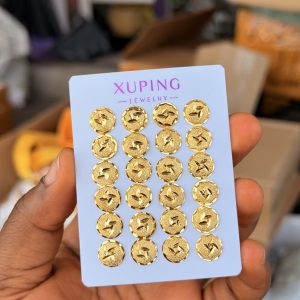 Xuping gold slash earrings 1pcs