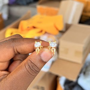 Xuping stone fire earrings 1pcs