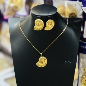 Gold nine necklace combo