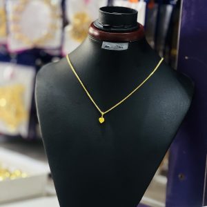 Xuping yellow crystal necklace