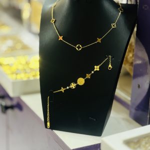 Len steel necklace combo