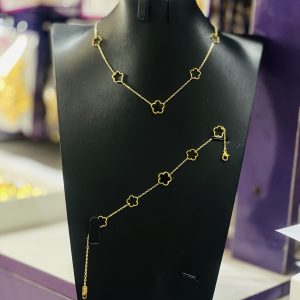 Clove steel necklace combo