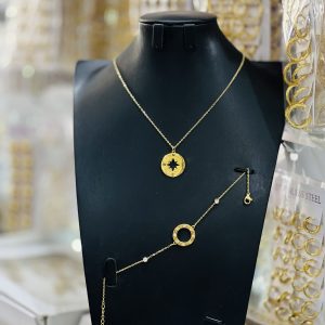 Len steel necklace combo