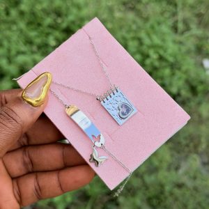 Engraved silver combo set