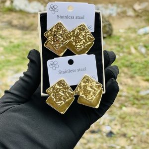 Square dots earrings