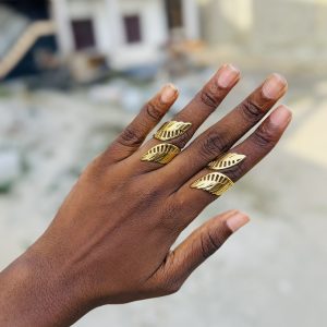 Leaf branch ring size(8)