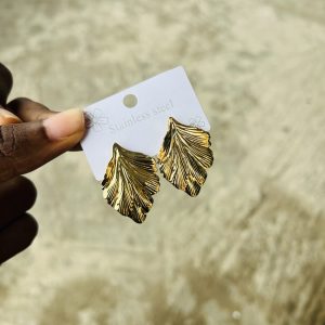Leaf branch earrings