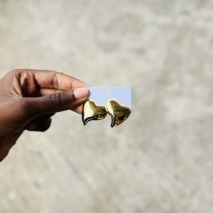 Quarter love earrings