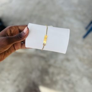 Engraved love lux bracelet