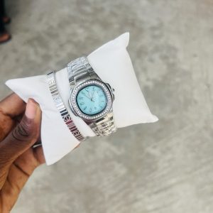 Labaoli light blue  watch combo