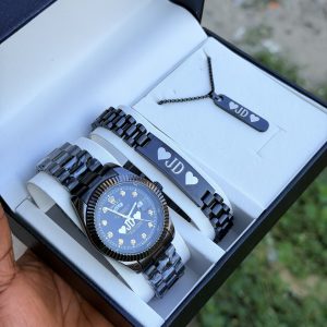 Engraved Black Rolex combo with exact box!