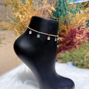 Tyra gold anklet