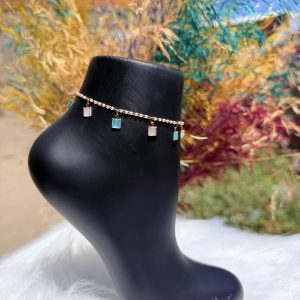 Tyra gold anklet