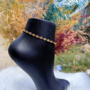 Dior gold anklet