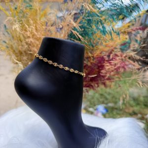 Dior gold anklet