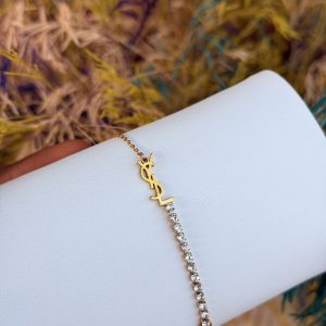 YSL steel bracelet