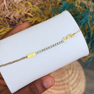 YSL steel bracelet