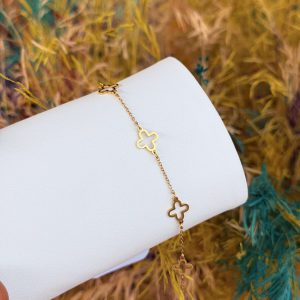 Open VCA steel bracelet