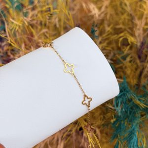 Open VCA steel bracelet