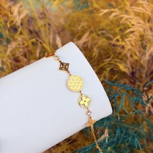 Lv Flower steel bracelet