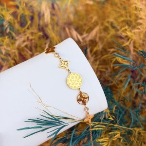 Lv Flower steel bracelet