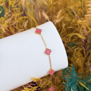 Pink VCA bracelet