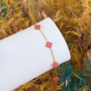 Pink VCA bracelet