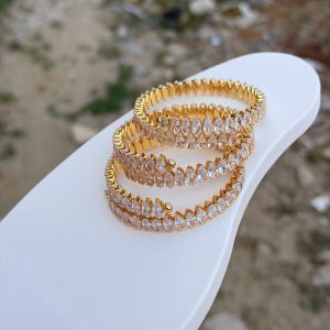 3in1 gold zircon bracelet
