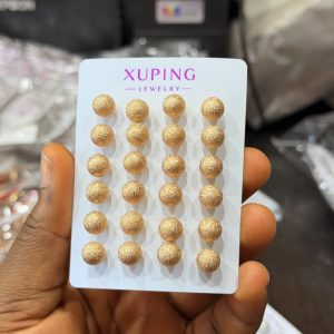 Xuping big gold earrings