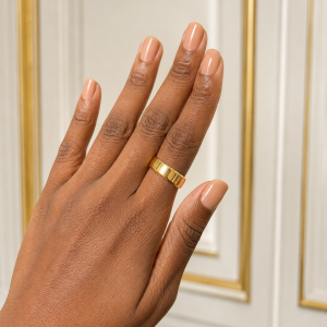 Make gold ring 004 size(7)