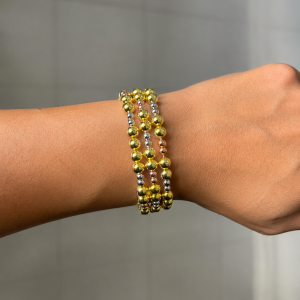 Multi colorbead bracelet 002