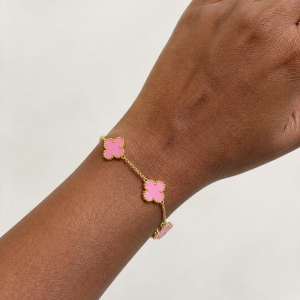 Big vca pink bracelet