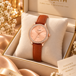 Rebirth leather Timetti watch