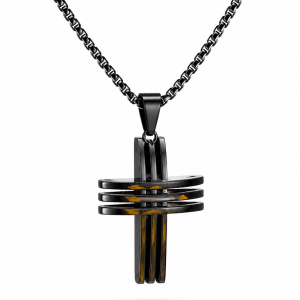 Male cross necklace 001