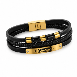 Leather Cartier bracelet