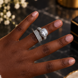 Silver wedding f ring 005size(9)