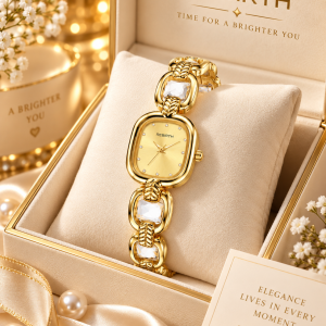 Rebirth gold vintage watch with box