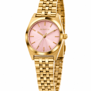 Rebirth Roman pink gold watch