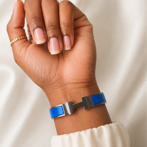 Hermes light blue bracelet