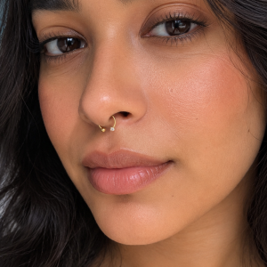 Gold Steel nose / ear piercing