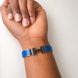 Hermes light blue bracelet