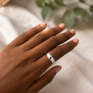 Slim silver male ring size(11)